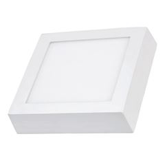 Painel Led em Alumínio 18W de Sobrepor Bivolt Quadrado 3 Cores Branco DILUX / REF. 94051190