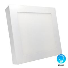 Painel Led em Alumínio 24W de Sobrepor Bivolt Quadrado 6500k Branco DILUX / REF. DI03792