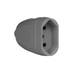 Plug Fêmea em Polipropileno 2P+T 10A 250V Prolongador Cinza PIAL / REF. 615975
