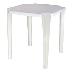 Mesa em Polipropileno 68cm Quadrada Noronha Branco TRAMONTINA / REF. 92315010
