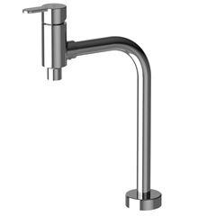 Torneira Monocomando para Cozinha em Metal de Mesa com Bica Alta Prime Ref Z Cromado QUALIZ / REF. 90987629006