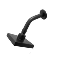 Chuveiro Articulado de Metal 4 Polegadas Quadrado Wind Preto DIMAR / REF. DMR04850