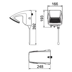 Chuveiro Eletrônico Futura Com Resistência Blindada 7500W 220V Branco LORENZETTI / REF. 7531305