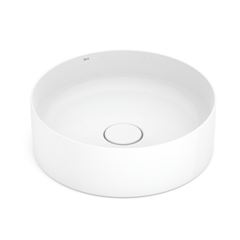 Cuba de Apoio Redonda 39cm Terra T2 Branca ROCA / REF. A32787N000