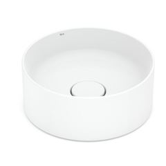 Cuba de Apoio Redonda 30cm Terra T1 Branca ROCA / REF. A32787U000