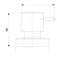 Acabamento para Registro em Metal 1/2 A 1 Basic Preto Matte CELITE / REF. B5061C7R0B