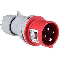 Plug Móvel Industrial Macho 3P+T 16A 380-415V 6H IP44 TRAMONTINA / REF. 56255033