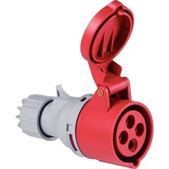 Tomada de Acoplamento Industrial 3P+T 16A 380-415V 6H IP44 TRAMONTINA / REF. 56255133