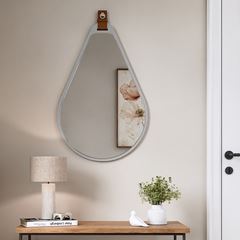 Espelheira MDF 50x76 Gota Platina MGM / REF. 22468.63