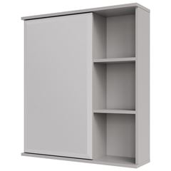 Espelhadeira MDF Treviso 62,6 x 55,8cm Platina MGM / REF. 887.63