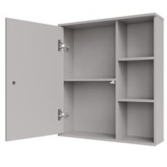 Espelhadeira MDF Treviso 62,6 x 55,8cm Platina MGM / REF. 887.63