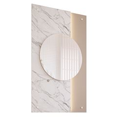 Painel MDF Londres 70cm Cappuccino Calacata MGM / REF. 32458.67