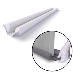 Veda Porta Poliéster 80cm Duplo Branco TCD HOME / REF. 501