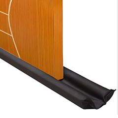 Veda Porta Poliéster 90cm Duplo Preto TCD HOME / REF. 605