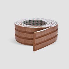 Painel Ripado de EVA 10cm x 2,5m Autocolante Urban Bronze MEU RODAPÉ / REF. RPDOL 16