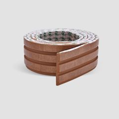 Painel Ripado de EVA 10cm x 10m Autocolante Urban Bronze MEU RODAPÉ / REF. RPDOL 06