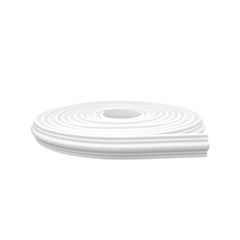 Rodameio de EVA 3,8cm x 2,5m Autocolante RM61 Branco MEU RODAPÉ / REF. 500