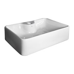 Cuba de Apoio e Suspensa 30x40cm Retangular Barcelos Branco LUZARTE / REF. I1.CRET.33.0.1