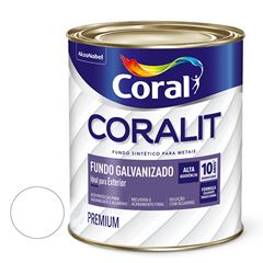 Fundo Galvanizado Fosco Coralit 900ml Branco CORAL / REF. 5202671 