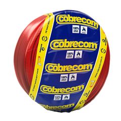Cabo Flexível 4,0mm 25m 750V Vermelho COBRECOM / REF. 1150606401