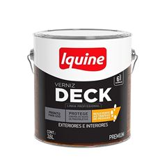Verniz Semibrilho Deck 3,6 Litros Nogueira IQUINE  / REF. 376105601