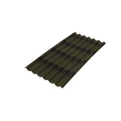 Telha Ecológica Stilo 3D 0,82x2,00m Verde ONDULINE / REF. P72A6P150