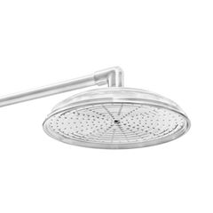 Chuveiro de Aluminio 12 Polegadas Cascata Redondo Polido BIG DUCHA / REF. 9007