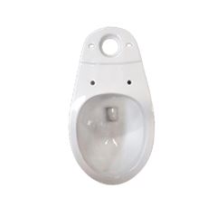 Kit Bacia Sanitária com Caixa Acoplada e Assento Pop  3 e 6 Litros Branco QUALIZ / REF. FM8137A