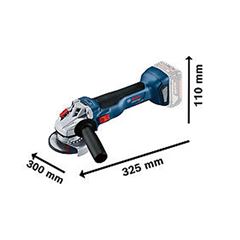 Esmerilhadeira Angular 18V Sem Bateria GWS 18V-10 BOSCH / REF. 06019J40E0-000