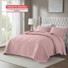 Colcha de Casal 2,20x2,40m Romantic com 3 Peças Sortimento 1 CORTTEX / REF. 701174-14-3714