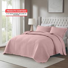 Colcha Queen 2,40x2,60m Romantic com 3 Peças Sortimento 1 CORTTEX / REF. 701174-14-3714