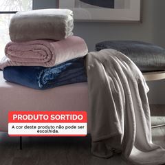Manta Poliéster 1,80x2,20m Casal Lumini 300 Sortido CORTTEX / REF. 700755-18-3675