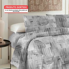 Jogo de Cama Solteiro Microtec 200 Fios 3 Peças Sortimento 9 CORTTEX / REF. 700363-25-3922