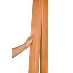 Alizares de MDF 6 Peças com Regulagem 1 Lado Curupixá Pré-Composto ROCHA / REF. 10004[43144]