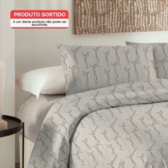 Jogo de Cama Casal Microtec 200 Fios 4 Peças Sortimento 9 CORTTEX / REF. 700363-26-3922