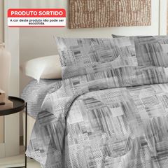 Jogo de Cama Queen Microtec 200 Fios 4 Peças Sortimento 9 CORTTEX / REF. 700363-27-3922