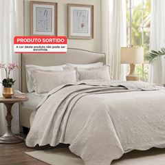 Colcha de Casal 2,20x2,40m Milão com 3 Peças Sortimento 12 CORTTEX / REF. 700077-14-3961