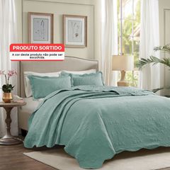 Colcha de Casal 2,20x2,40m Milão com 3 Peças Sortimento 12 CORTTEX / REF. 700077-14-3961