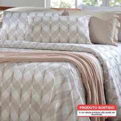 Jogo de Cama Queen em Algodão Attuale 150 Fios com 4 Peças Sortimento 7 CORTTEX / REF. 700238-27-3931