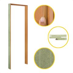 Batente de MDF 3 Peças 6,8cm com Borracha Corrupixá Pre Composto ROCHA / REF. 10003[56521]