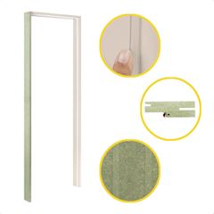 Batente de MDF 3 Peças 6,8cm com Borracha Gianduia ROCHA / REF. 10003[35834]