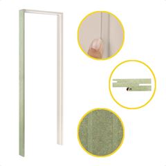 Batente de MDF 3 Peças 11cm com Borracha Gianduia ROCHA / REF. 10003[25934]