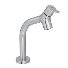 Torneira para Lavatório em Metal de Mesa Bica Baixa 1/4V Gama Cromado DECA / REF. 1197.C13