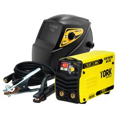 Inversor de Solda 180A Bivolt com Máscara e Acessórios TIG LIFT + MMA TORK / REF. CIM-7180-BV