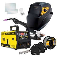 Inversor de Solda 160A Bivolt com Máscara e Acessórios MIG SG + TIG LIFT + MMA TORK / REF. CIMETS-7160-BV