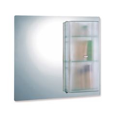 Armário para Banheiro em Vidro 70x64 de Sobrepor Acril II Silver CRIS METAL / REF. 000000014249