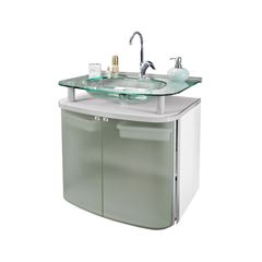 Gabinete para Banheiro em Mdf Suspenso 62,5cm Standard Silver Branco CRIS METAL / REF. 000000019623