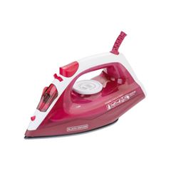 Ferro de Passar 220v à Vapor e Seco com Base Antiaderente Spray Rosa BLACK E DECKER / REF. FX2250-B2
