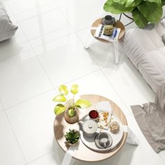 Piso Bianco Lux Brilhante Retificado 67x67 Tipo B REALLE / RE. 68723B