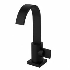 Torneira para Lavatório em Metal de Mesa com Bica Alta Prime Ref X Black QUALIZ / REF. 97892